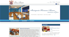 Desktop Screenshot of marisqueriahermanosalvarez.com